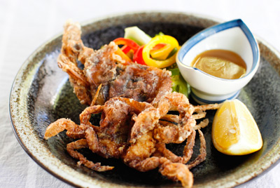 Aperçu menu 14: softshellcrab